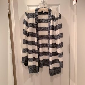 Womens striped sweaters blue / white